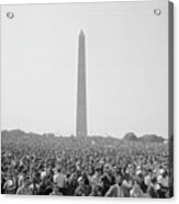 Civil Rights March On Washington Acrylic Print