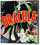 Classic Movie Poster - Dracula Acrylic Print