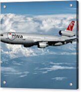 Classic Northwest Airlines Dc-10-30 Acrylic Print