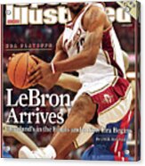 Cleveland Cavaliers Lebron James, 2007 Nba Eastern Sports Illustrated Cover Acrylic Print