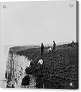 Cliff Climbers Acrylic Print