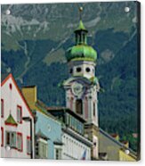 Clock Tower Of Innsbruck Acrylic Print