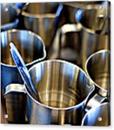 Close Up Of Pitchers And Spoons Acrylic Print