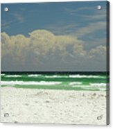 Clouds Rolling In On Sandestin Beach Acrylic Print