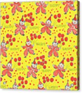 Clown Pattern Acrylic Print