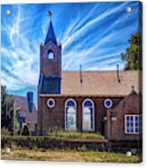 Coastal Dutch Church In Hdr Detail Acrylic Print