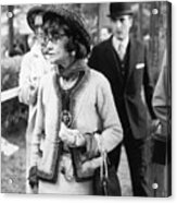Coco Chanel In Chantilly In 1964 Acrylic Print