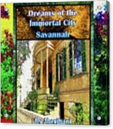 Collectible Dreaming Savannah Book Poster Acrylic Print
