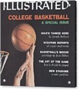 College Basketball Preview Sports Illustrated Cover Acrylic Print