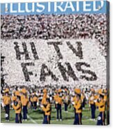 College Football Fans Sports Illustrated Cover Acrylic Print