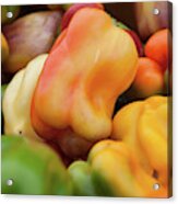 Colorful Bell Peppers Acrylic Print