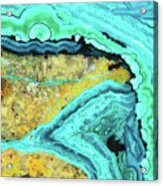 Colorful Mineral Patterns, Close Acrylic Print