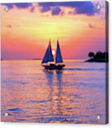 Colors Of Sunset Acrylic Print