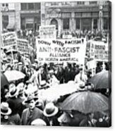 Communists Holding May Day Demonstration Acrylic Print