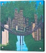 Concrete Jungle Acrylic Print