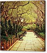 Conservatory Garden, Central Park, New Acrylic Print