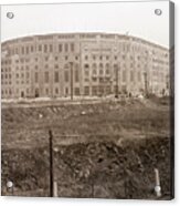 Construction Of Yankee Stadium Acrylic Print