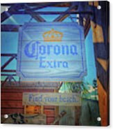 Corona - Find Your Beach Acrylic Print