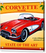 Corvette C1-the Legend Acrylic Print