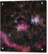 Cosmic Smile: Barnard\'s Loop And Orion\'s Stellar Nursery Acrylic Print