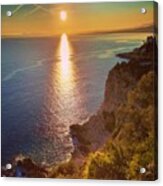 Cote D'azur Sunset Acrylic Print