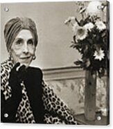 Countess Karen Blixen Relaxes Acrylic Print