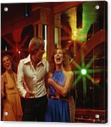 Couples Dancing Together At Nightclub Acrylic Print