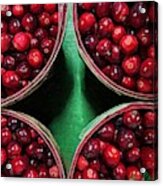 Cranberries In Baskets Acrylic Print