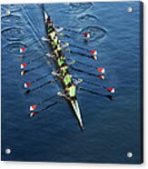 Crew Team Rowing Acrylic Print