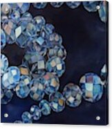 Crystal Blue Acrylic Print