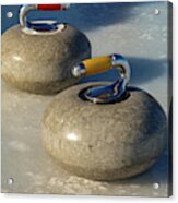 Curling Stones Acrylic Print