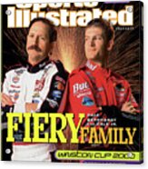 Dale Earnhardt Sr And Dale Earnhardt Jr, 2000 Nascar Sports Illustrated Cover Acrylic Print