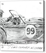 Dan Gurney Racing Ac Cobra 289 Acrylic Print