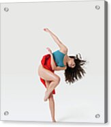 Dancer In Pose Acrylic Print