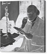 David Lloyd George Smoking A Cigar Acrylic Print