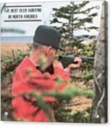 Deer Hunting At Anticosti Island Sports Illustrated Cover Acrylic Print