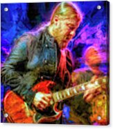 Derek Trucks Guitar Player Acrylic Print
