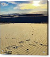 Desert Footprints I Acrylic Print