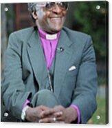 Desmond Tutu Smiling Acrylic Print