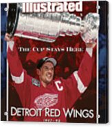 Detroit Red Wings Steve Yzerman, 1998 Nhl Finals Sports Illustrated Cover Acrylic Print