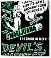 Devil's Harvest Marijuana Acrylic Print