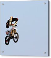 Dirt Bike Stunts - In The Air V Acrylic Print