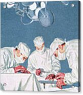 Doctors In Surgery Acrylic Print