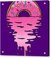 Donut Sunset Acrylic Print Donut Sunset Acrylic Print