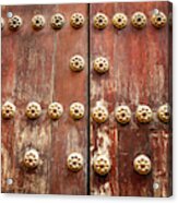 Door Details In Seville Acrylic Print