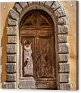 Door Thirty Two Of Tuscany Acrylic Print