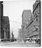 Downtown Cleveland, C1905 Acrylic Print