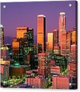 Downtown Los Angeles Skyline, California Acrylic Print