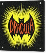 Dracula Bat Acrylic Print