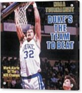 Duke University Mark Alarie, 1986 Acc Tournament Sports Illustrated Cover Acrylic Print